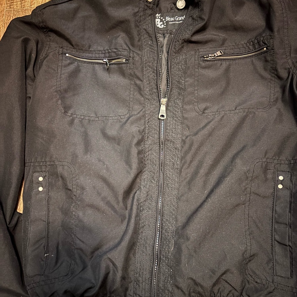 Black Military Field Jacket